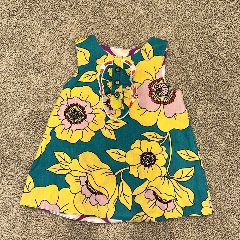 Retro Floral Shift Dress | Right Bank Babies
